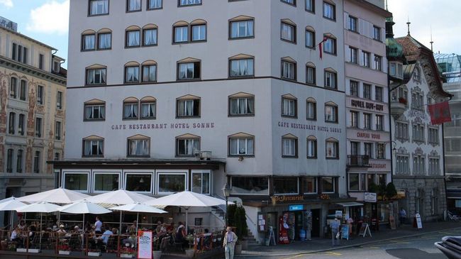 Hotel Sonne Einsiedeln Exterior foto