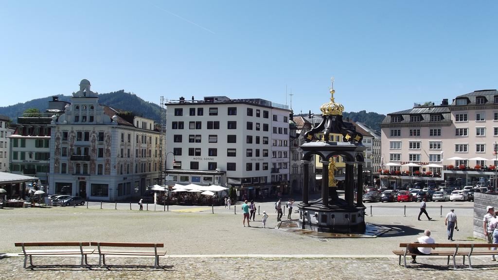 Hotel Sonne Einsiedeln Exterior foto